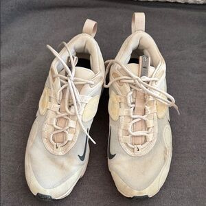 Nike Beige and Black Athletic Shoes